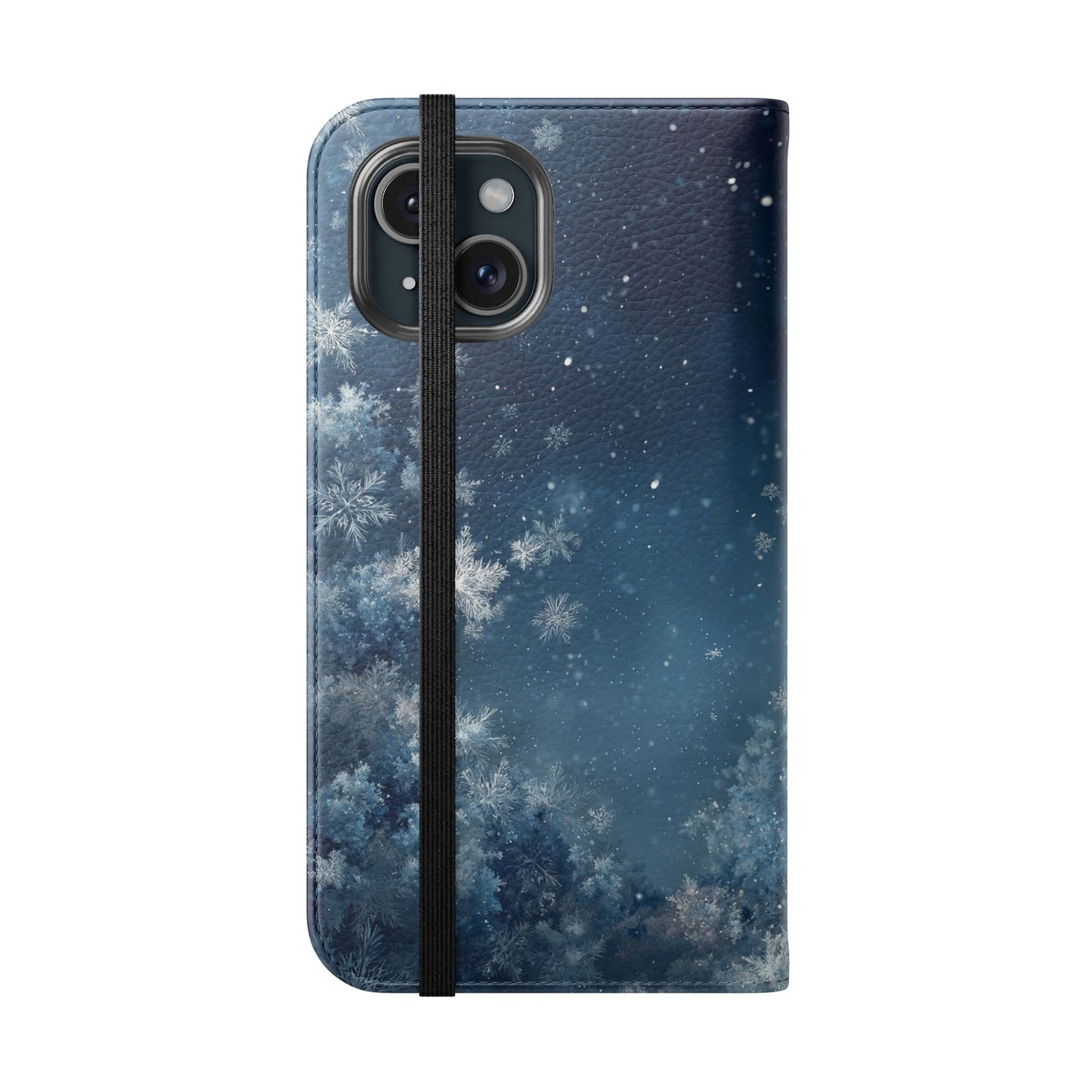 Winter Snowflakes - Wallet Flip Case