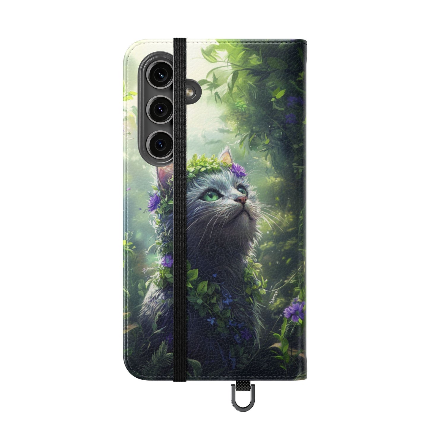 Forest Spirit Cat - Wallet Flip Case