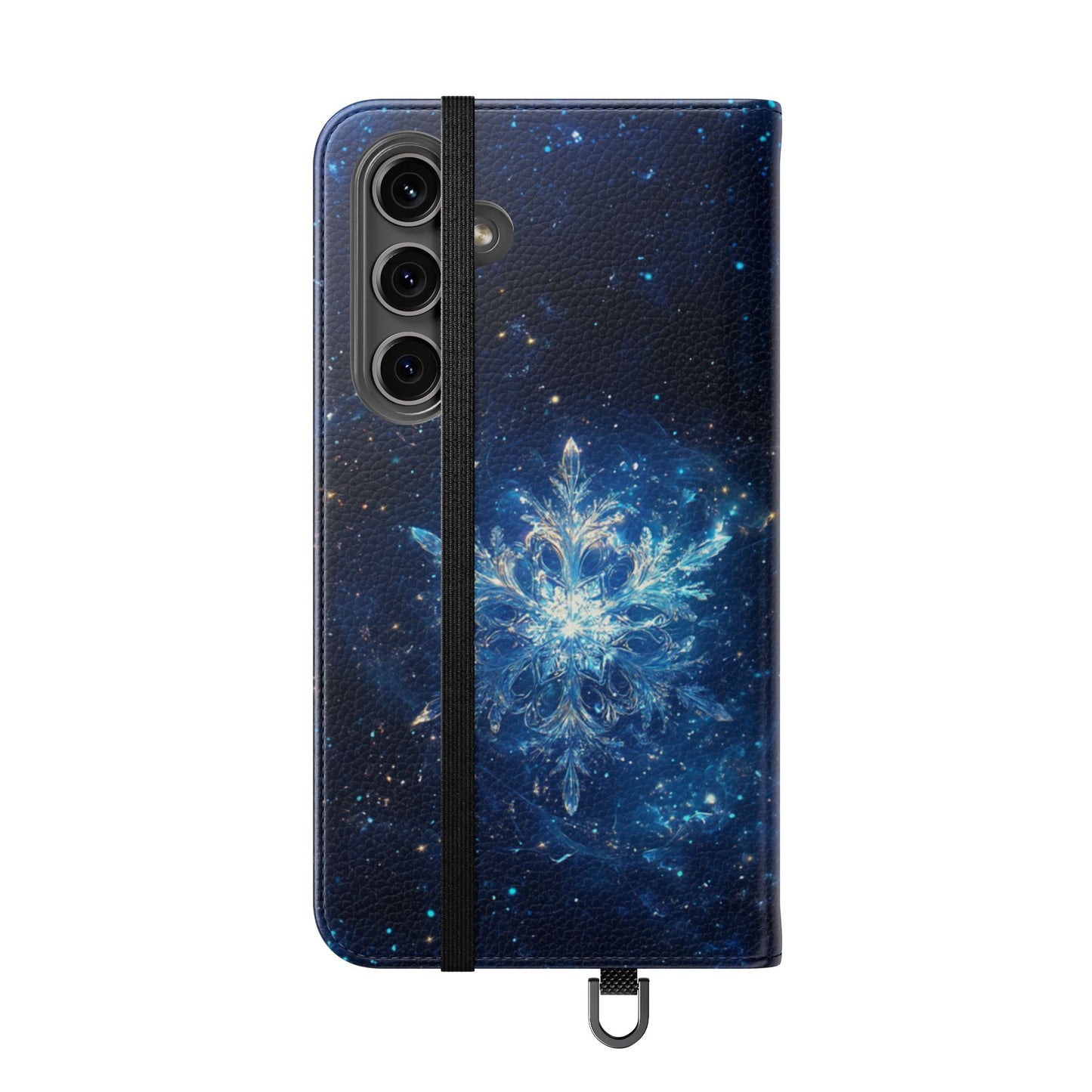 Cosmic Snowflake - Wallet Flip Case