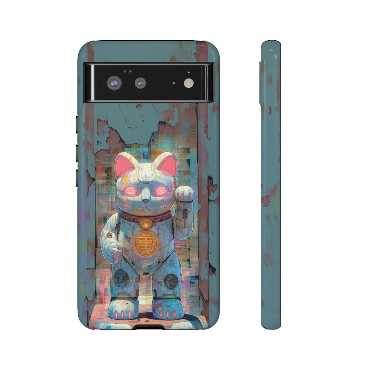 Cyber Lucky Cat - Tough Google Pixel Case