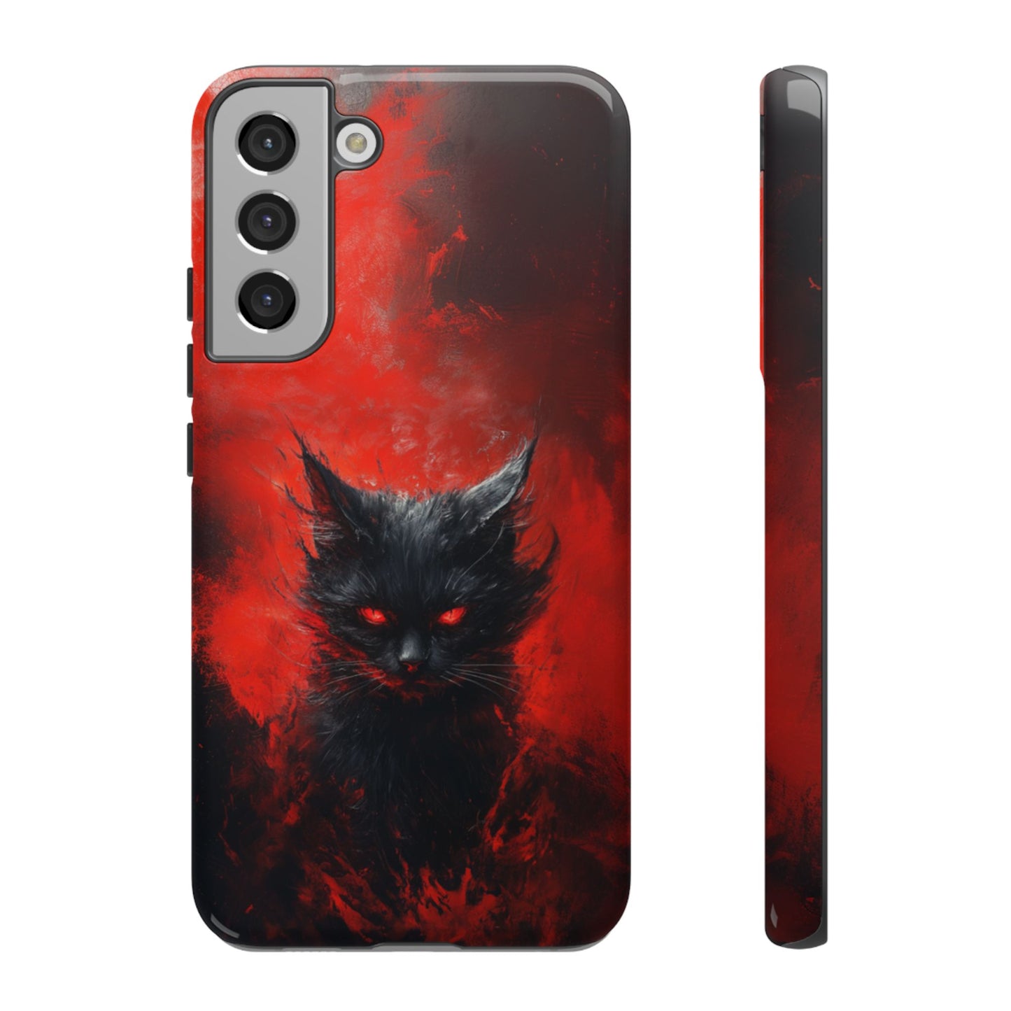 Fire Demon Black Cat - Tough Samsung Galaxy Case