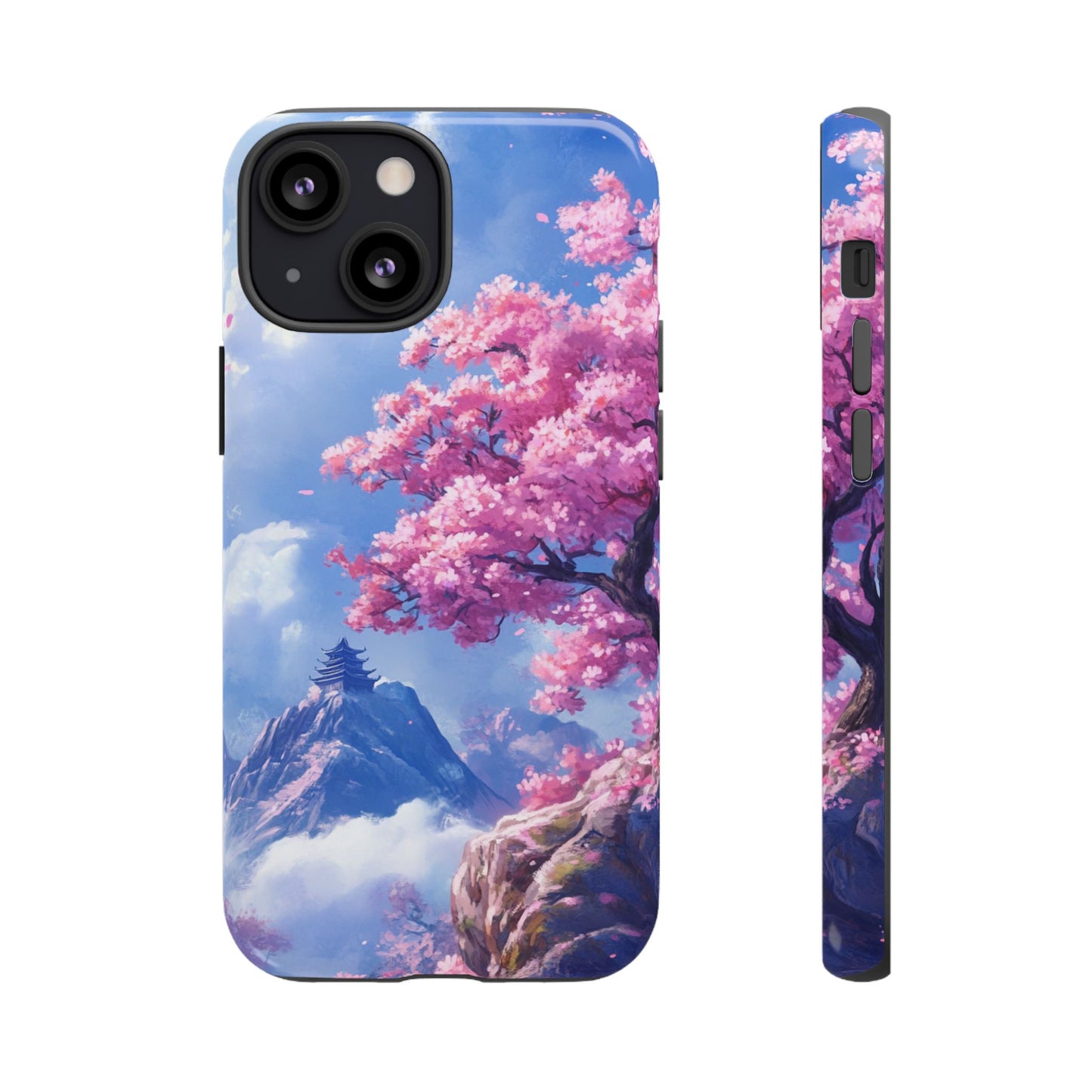 Sakura Sky Temple - Tough iPhone Case