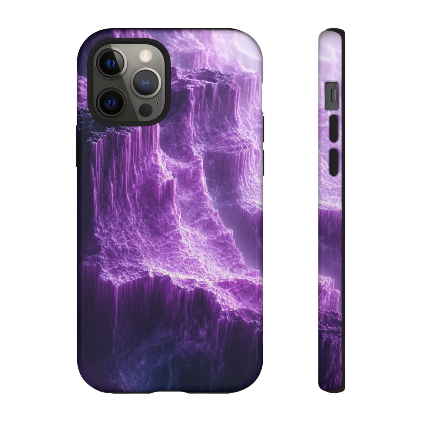 Purple Crystal Canyon - Tough iPhone Case