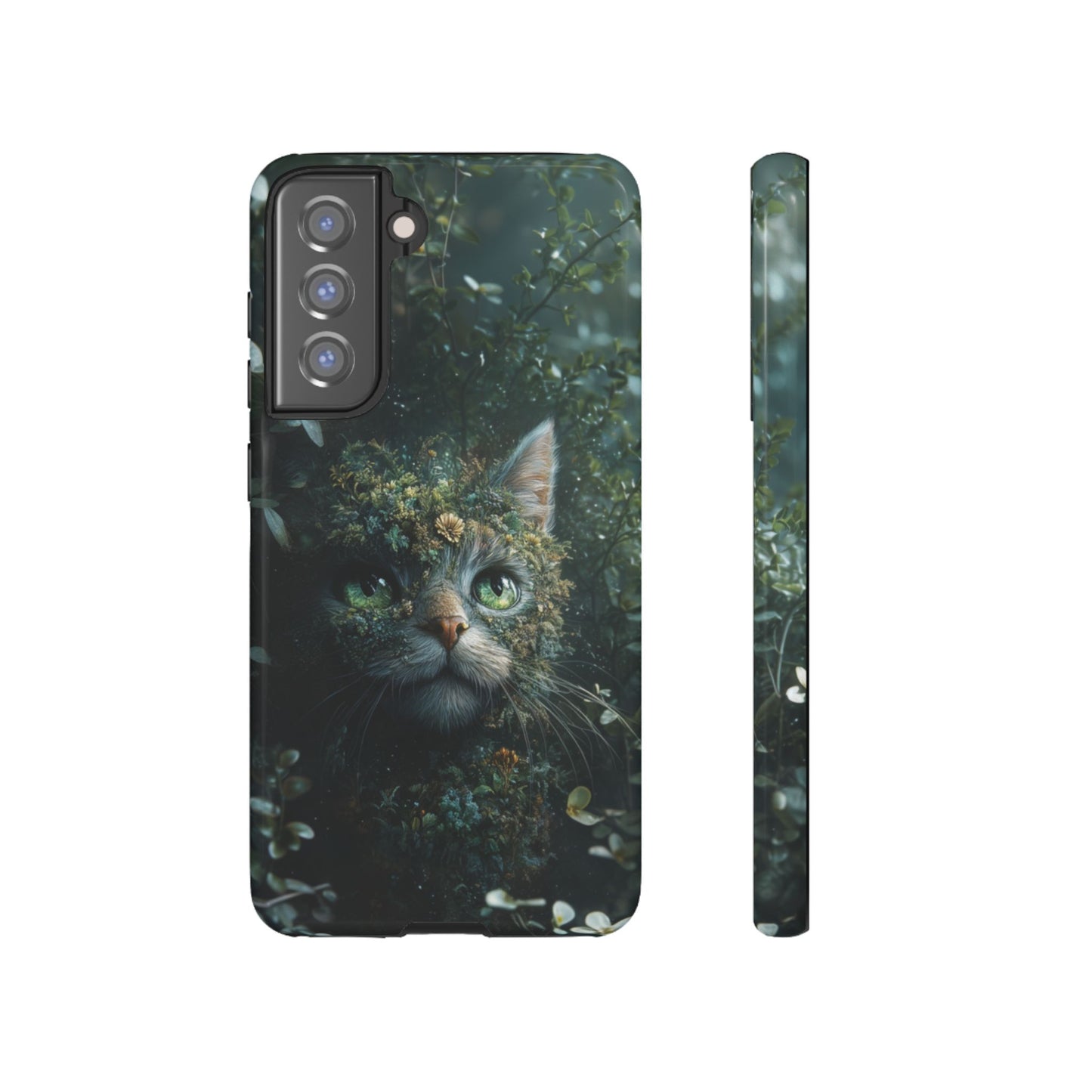 Forest Fantasy Cat Phone Case – iPhone, Google Pixel, Samsung Galaxy