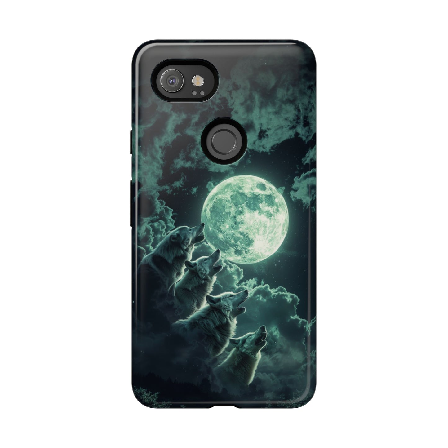 Moonlit Wolf Chorus - Tough Google Pixel Case