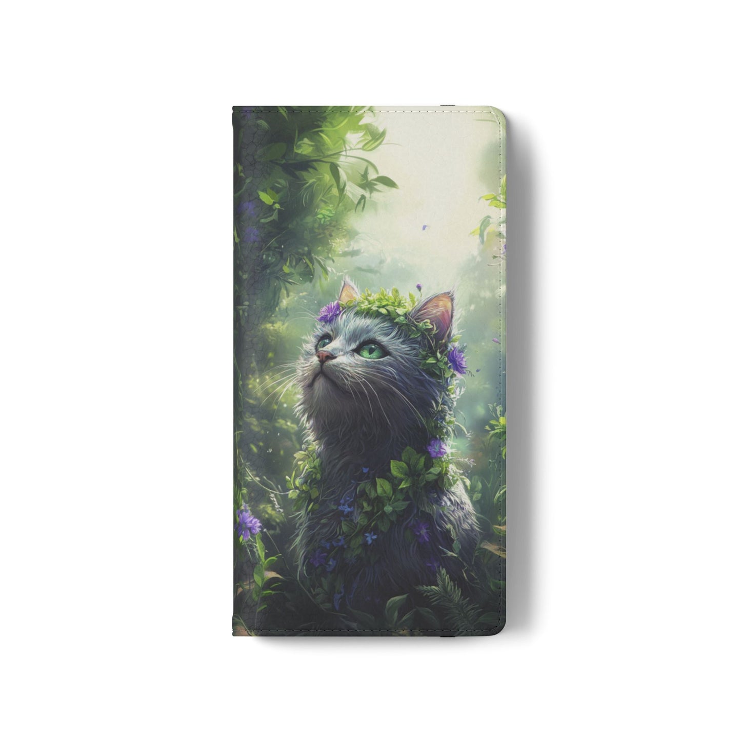 Forest Spirit Cat - Wallet Flip Case