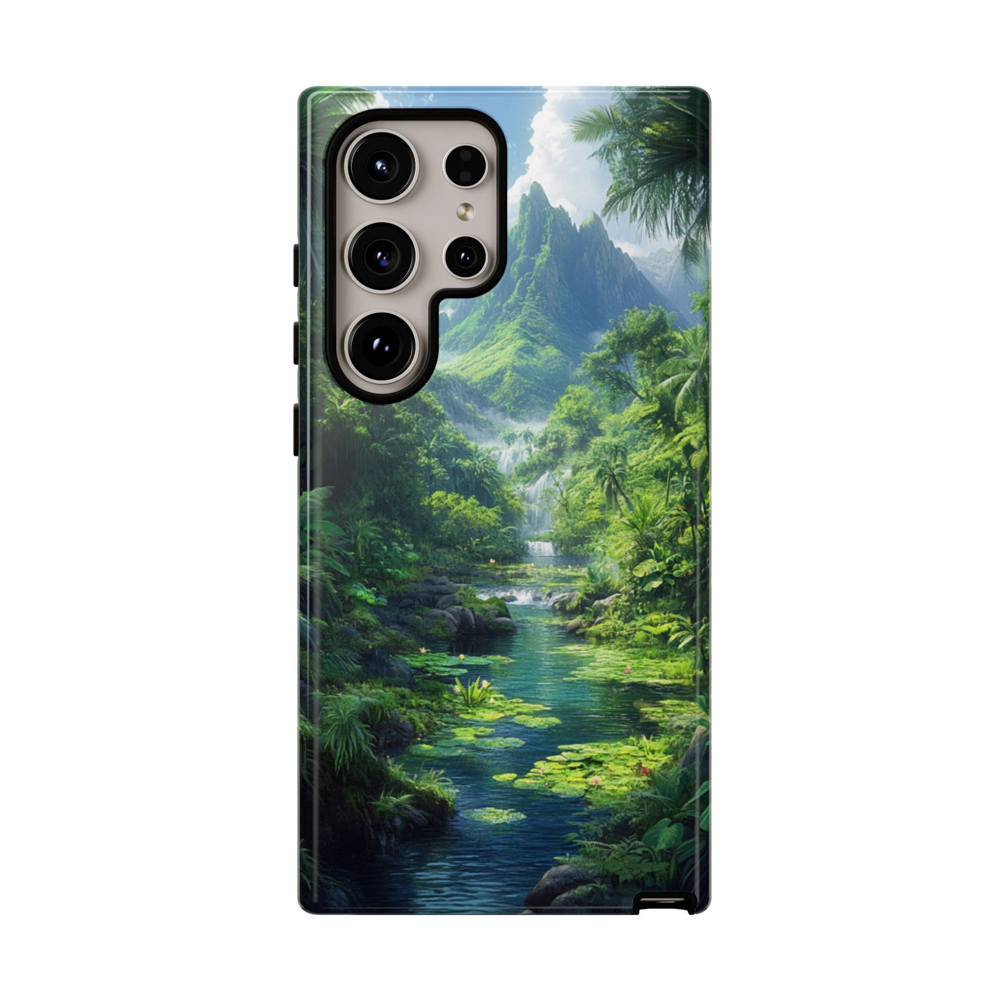 Verdant Jungle Cascade – Tough Samsung Galaxy Case