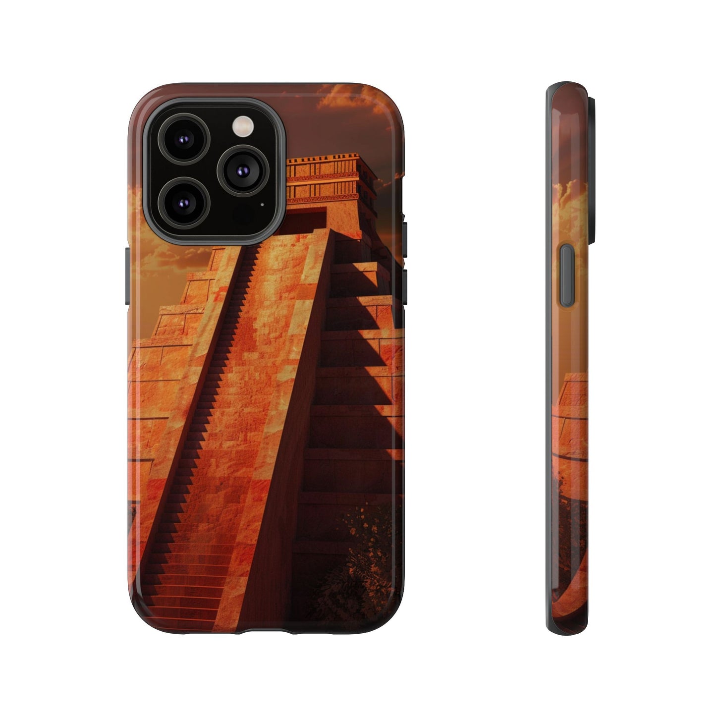 Mayan Pyramid Twilight Phone Case – iPhone, Google Pixel, Samsung Galaxy