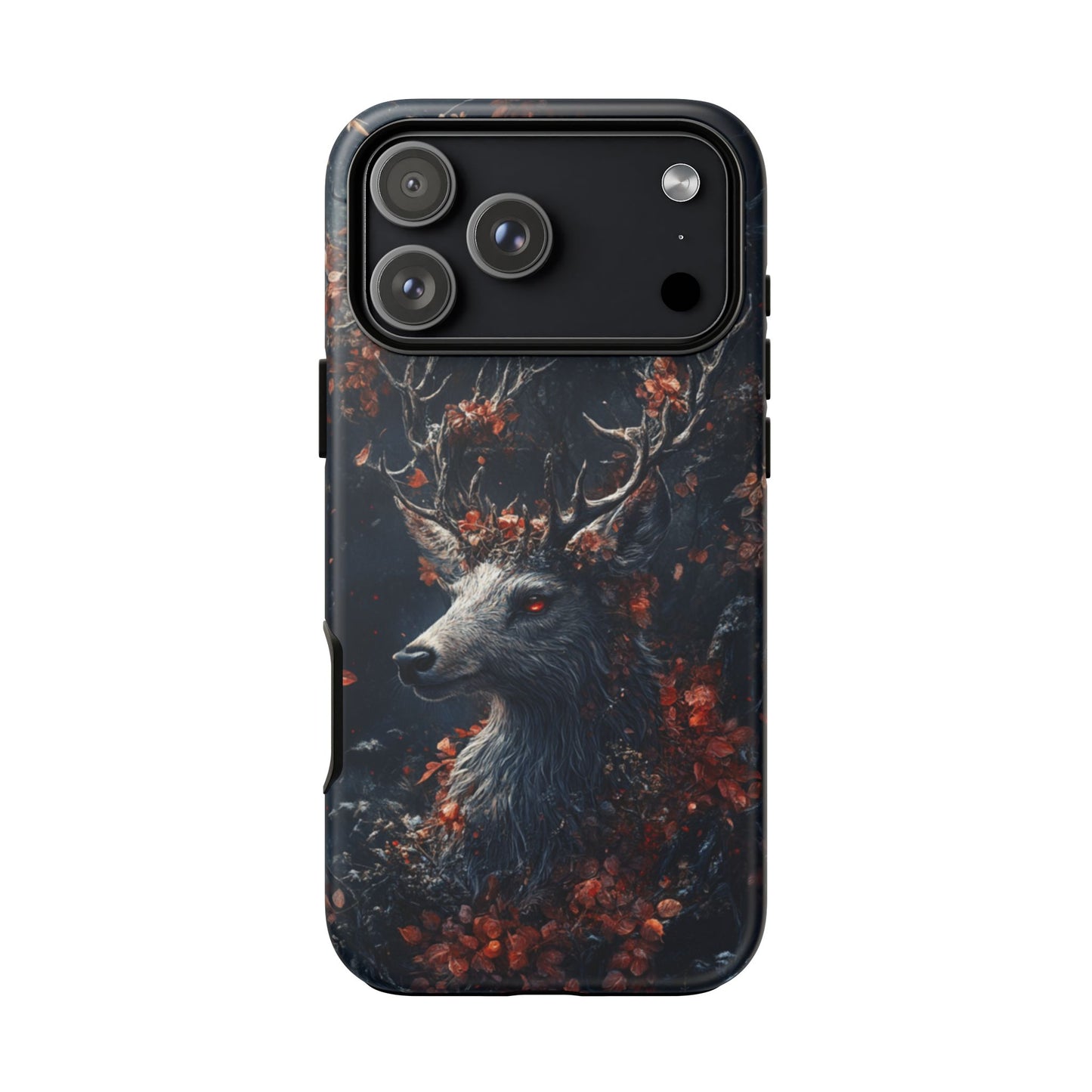 Crimson Stag Blossom – Tough iPhone Case