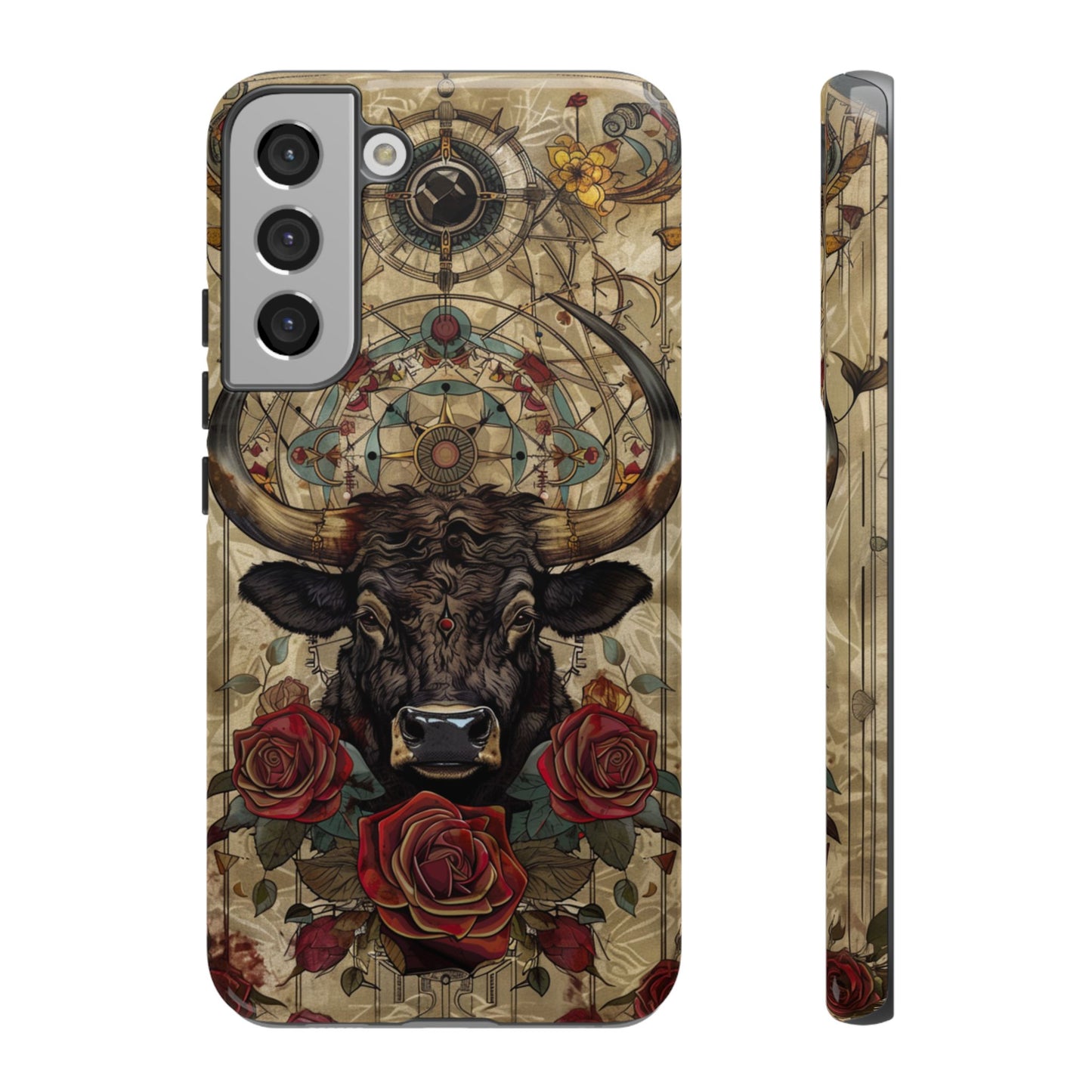 Taurus Mandala - iPhone, Google Pixel, Samsung Galaxy