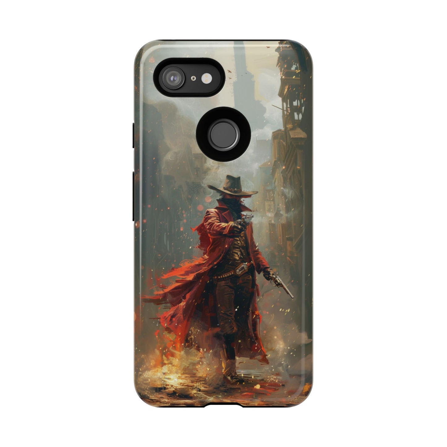 Crimson Gunslinger – Tough Google Pixel Case