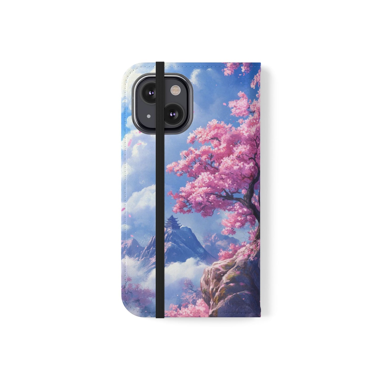 Sakura Sky Temple - Wallet Flip Case