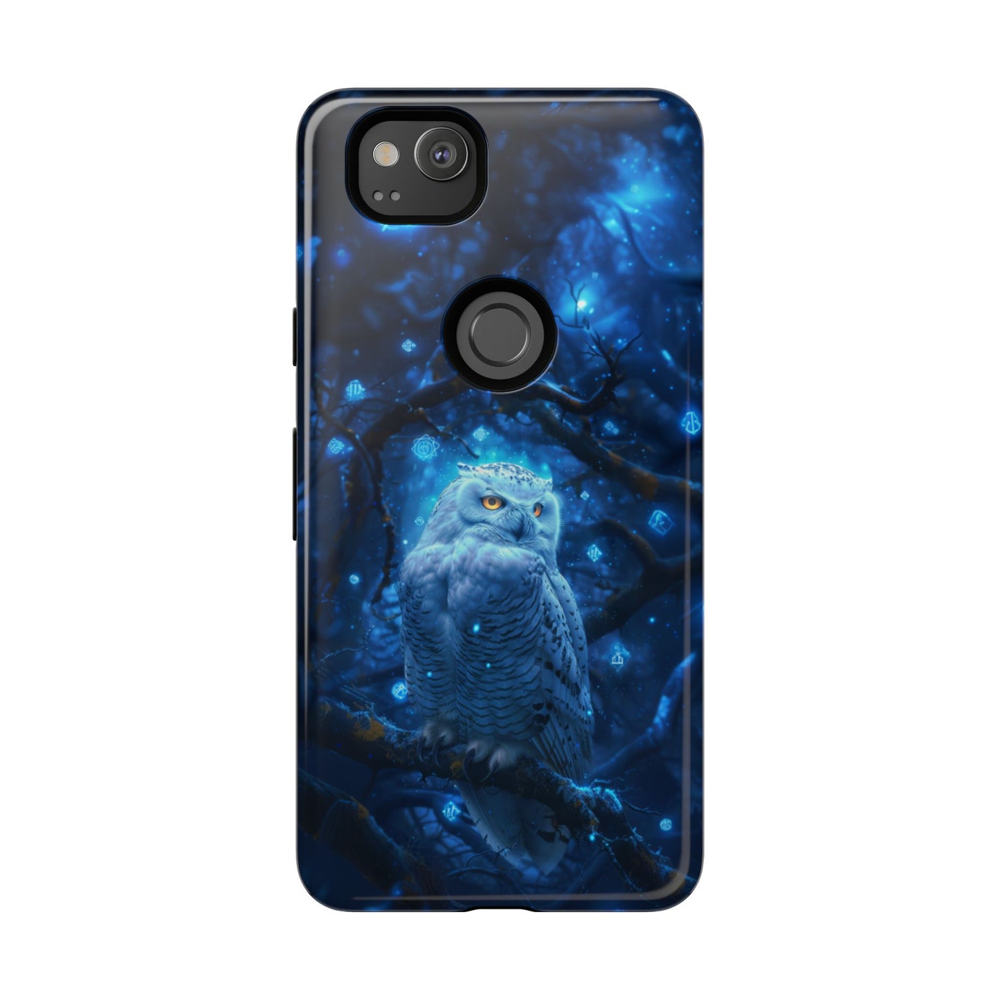 Luminous Rune Owl – Tough Google Pixel Case
