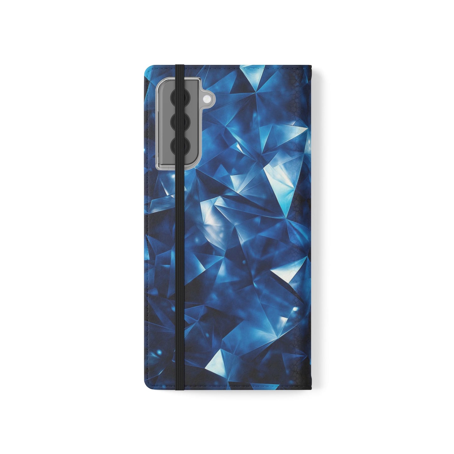 Sapphire Crystal Shards - Wallet Flip Case