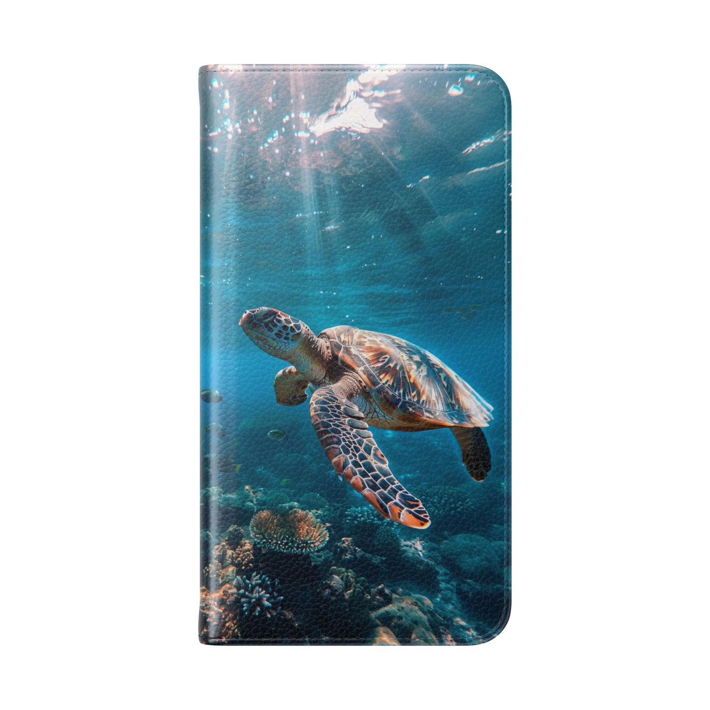 Ocean Guardian Sea Turtle - Wallet Flip Case