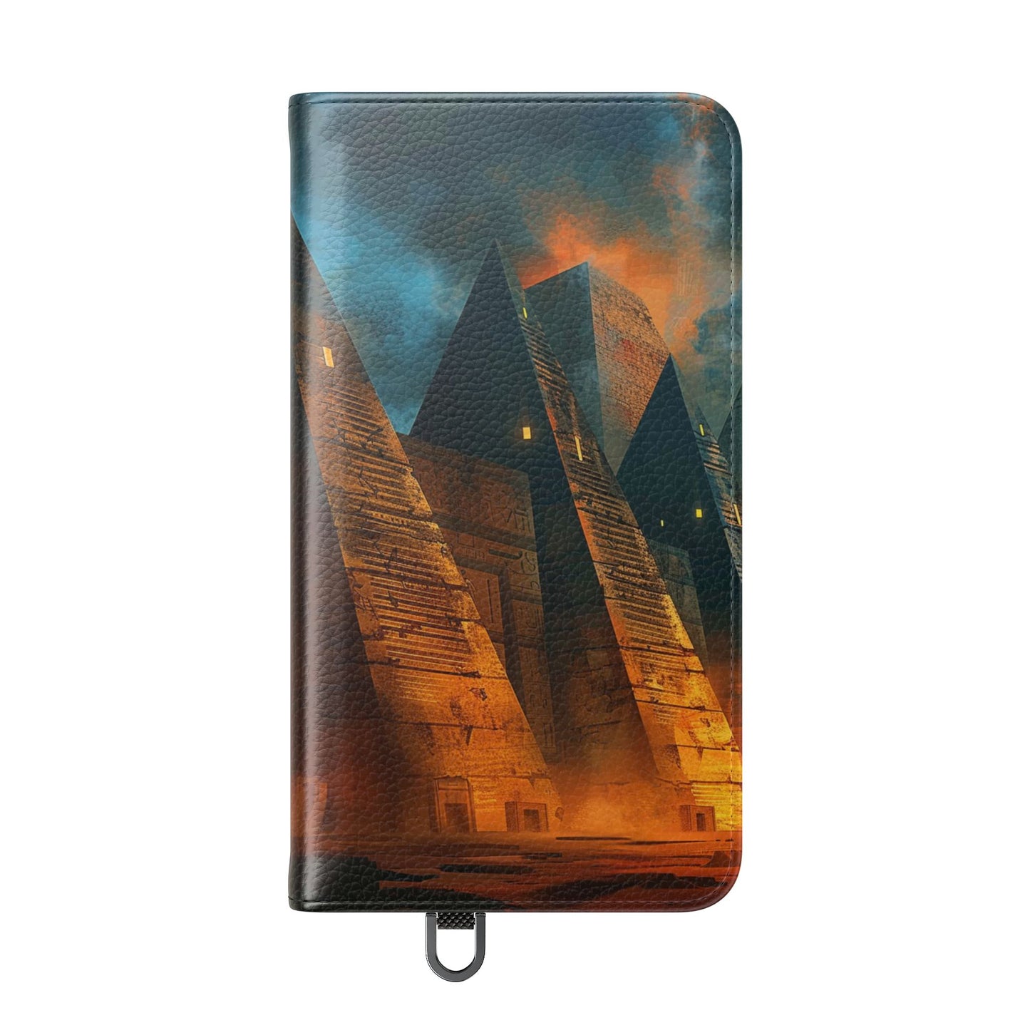 Ancient Egyptian Pyramids Sunset - Wallet Flip Case