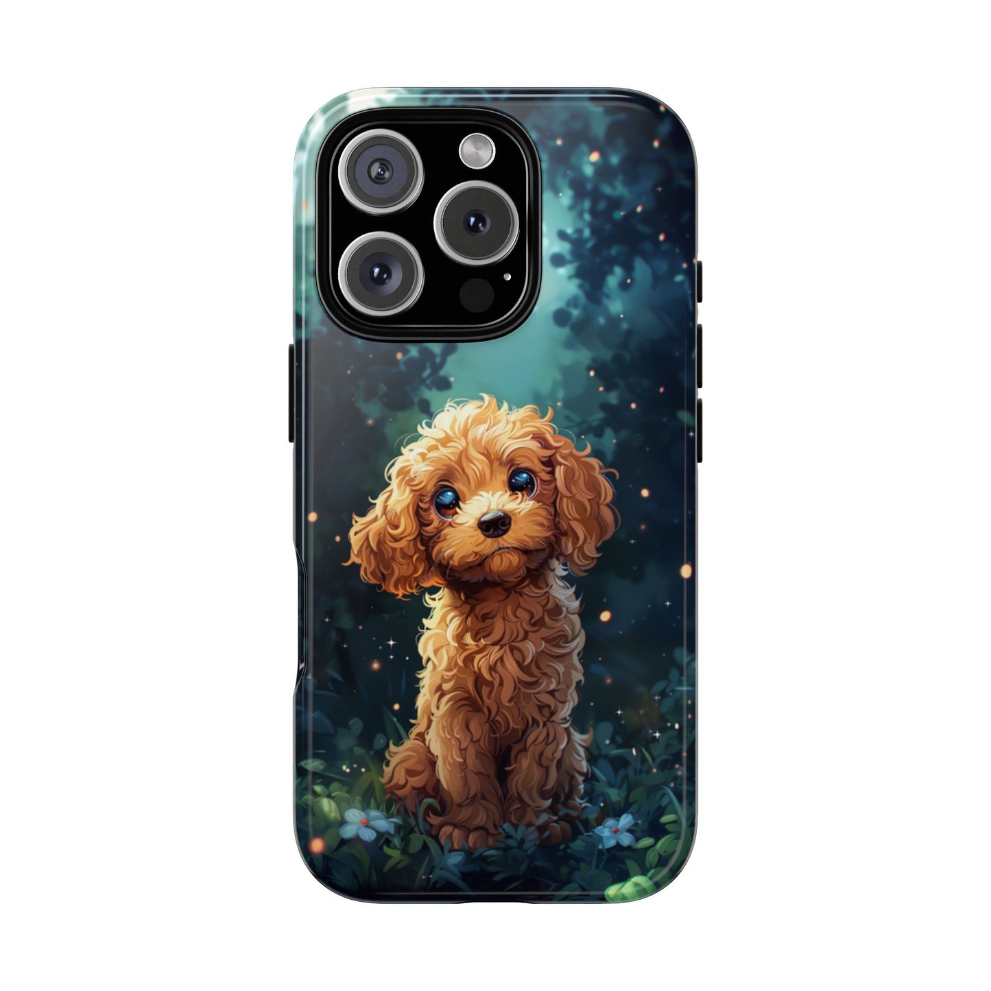 Forest Poodle - Tough iPhone Case