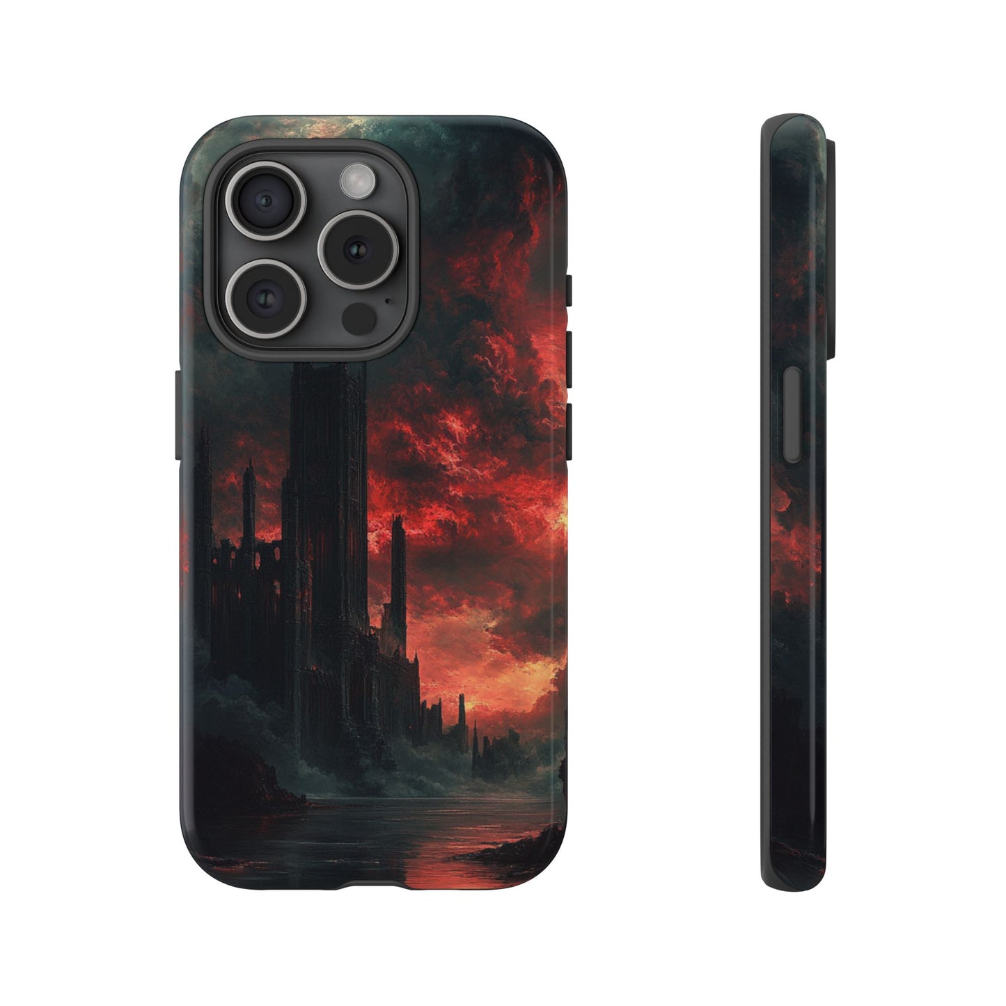 Crimson Dread Citadel – Tough iPhone Case