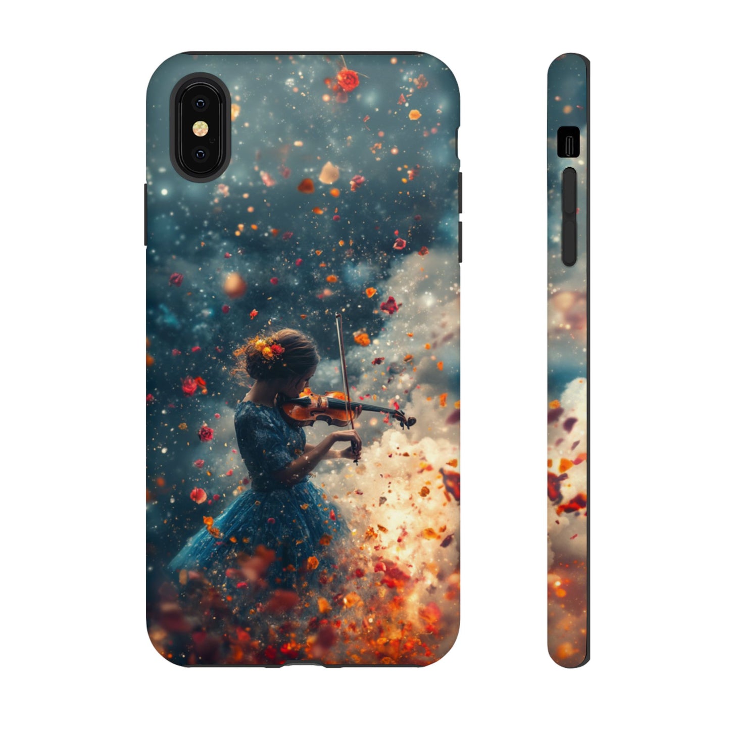 Petal Breeze Violinist Phone Case - iPhone, Google Pixel, Samsung Galaxy