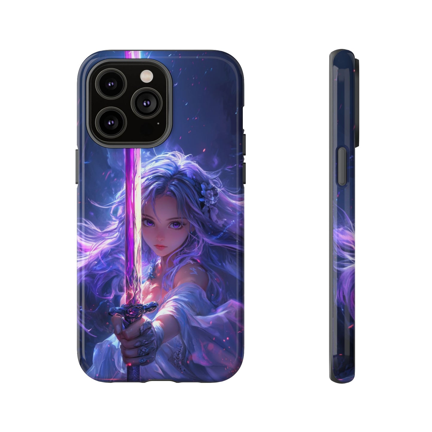 Violet Blade Warrior – Tough iPhone Case