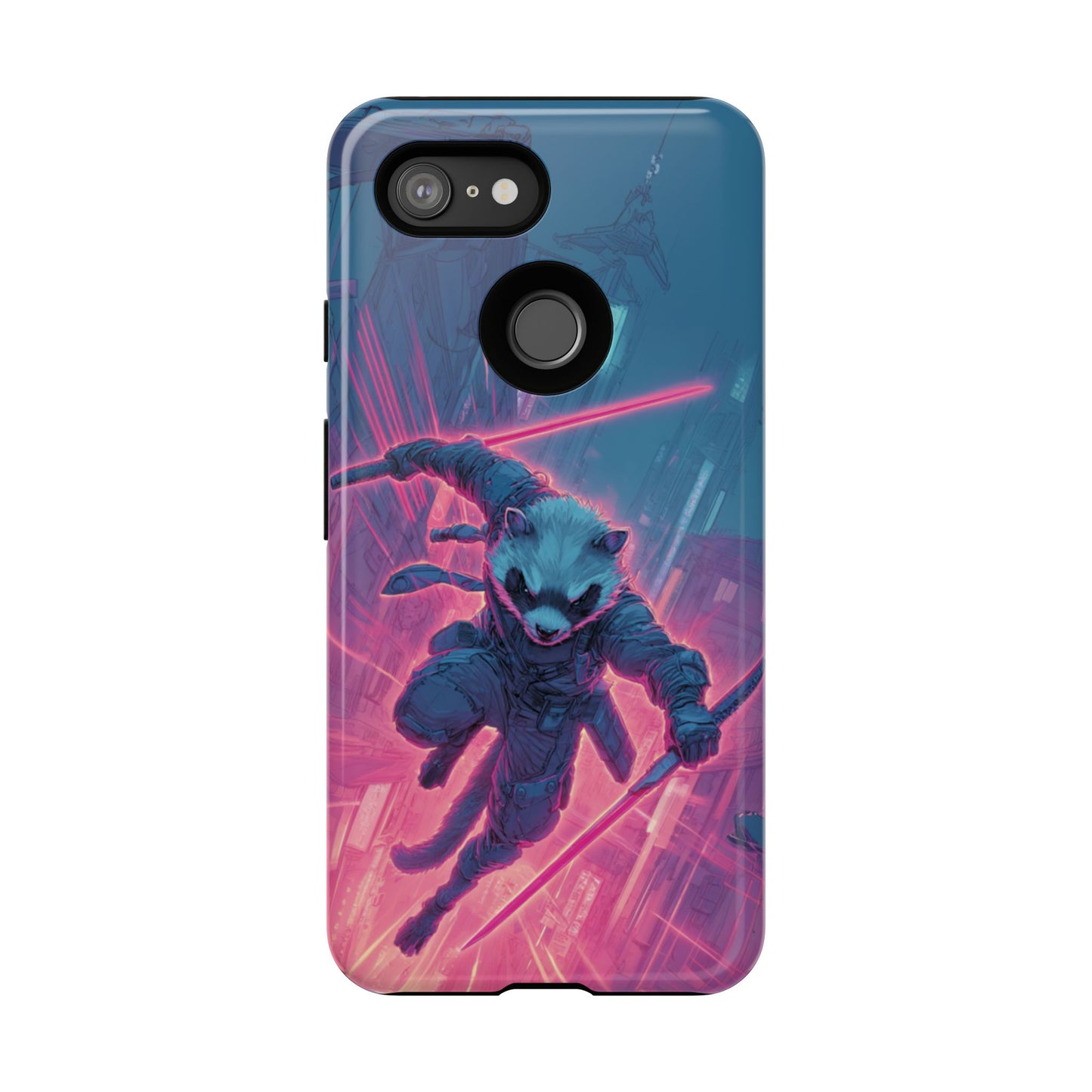 Cyberpunk Ferret - Tough Google Pixel Case