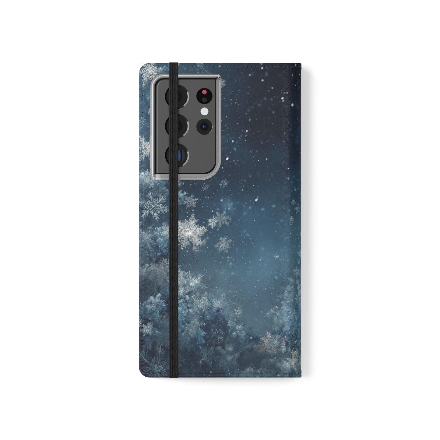 Winter Snowflakes - Wallet Flip Case