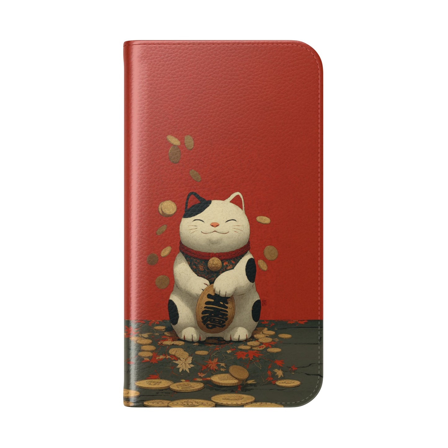 Lucky Cat - Wallet Flip Case