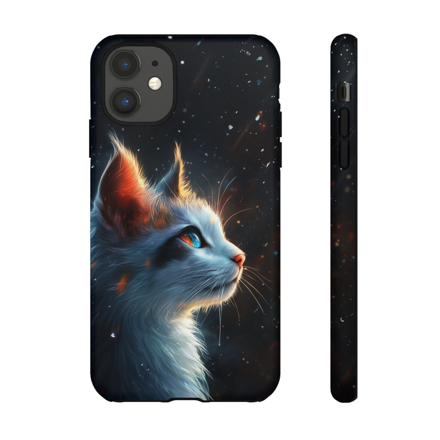 Enchanting Winter Cat Phone Case - iPhone, Google Pixel, Samsung Galaxy