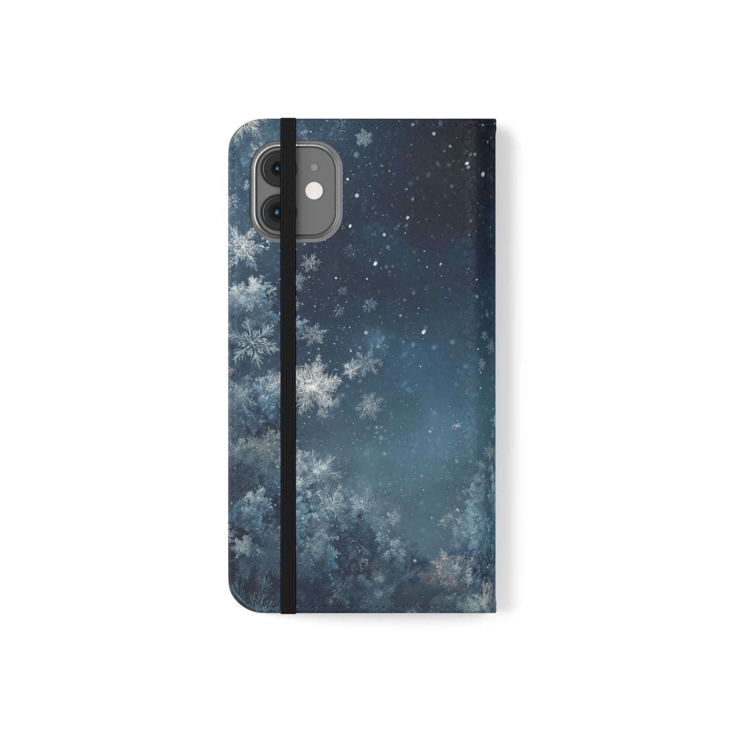 Winter Snowflakes - Wallet Flip Case