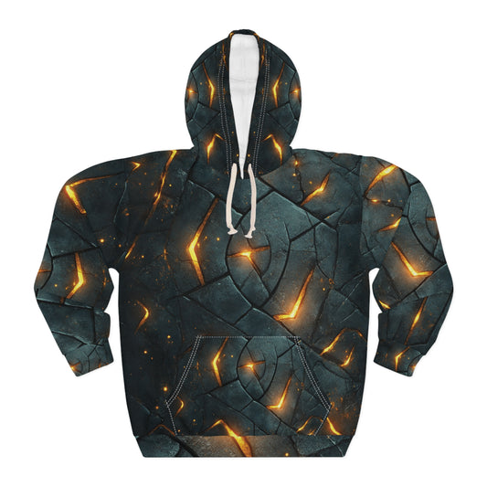 Lava Stone All-Over Print Hoodie