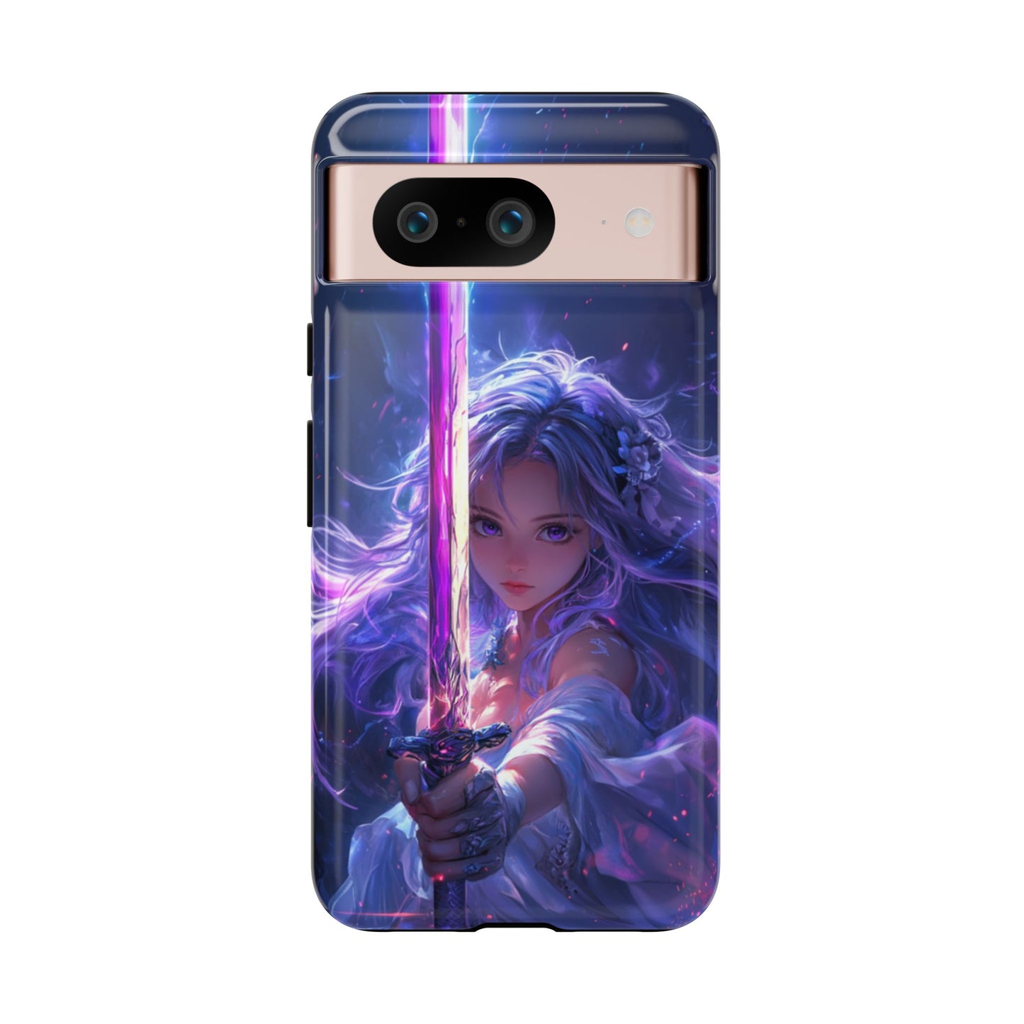 Violet Blade Warrior – Tough Google Pixel Case