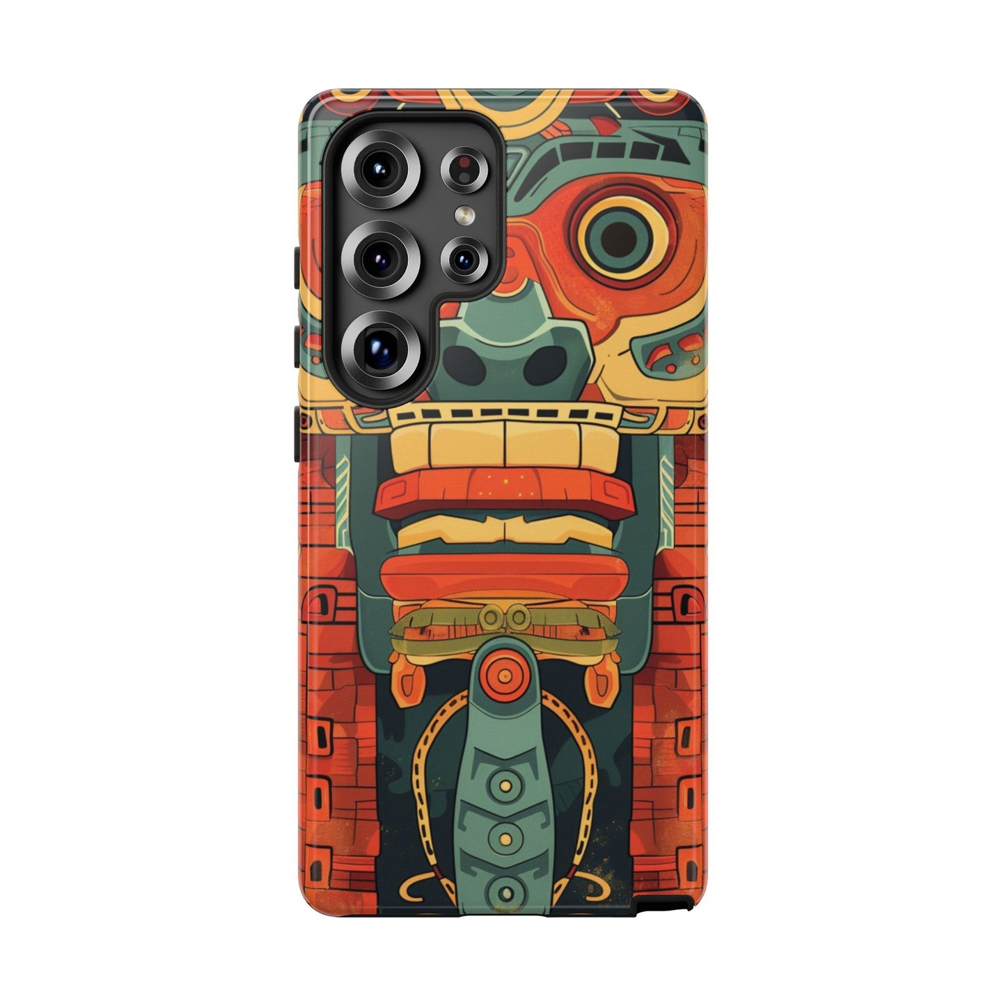 Aztec Totem Mask - Tough Samsung Galaxy Case