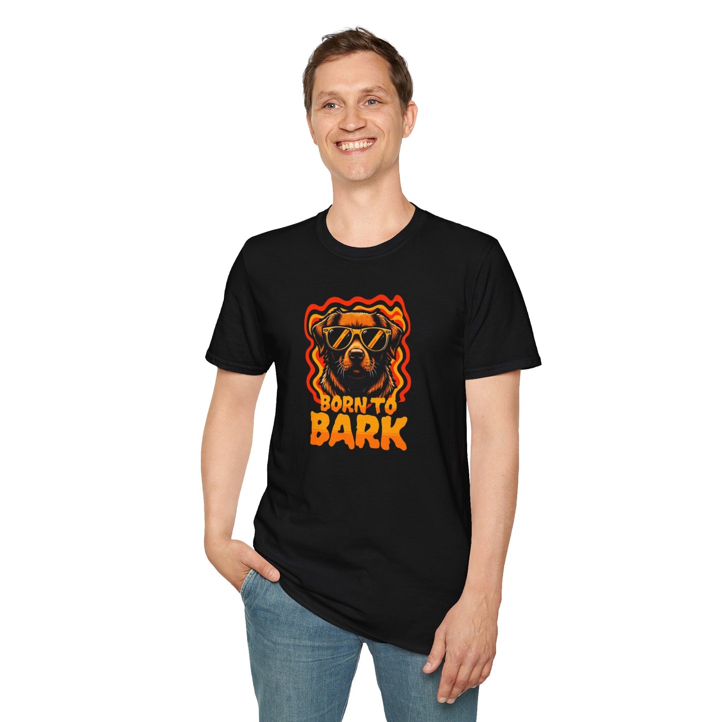 Born to Bark Unisex Soft-Style T-Shirt