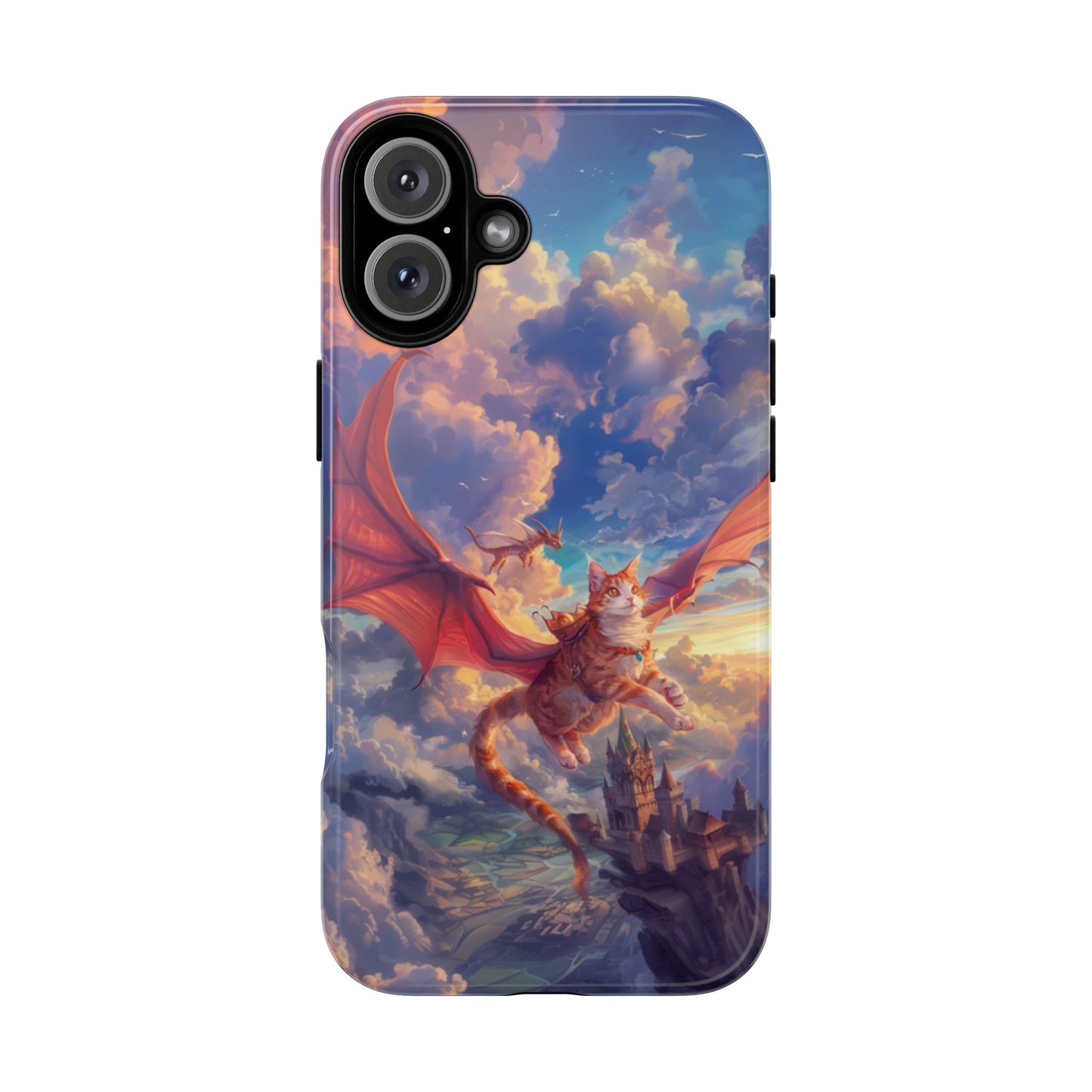 Dragon Rider Cat - iPhone, Google Pixel, Samsung Galaxy