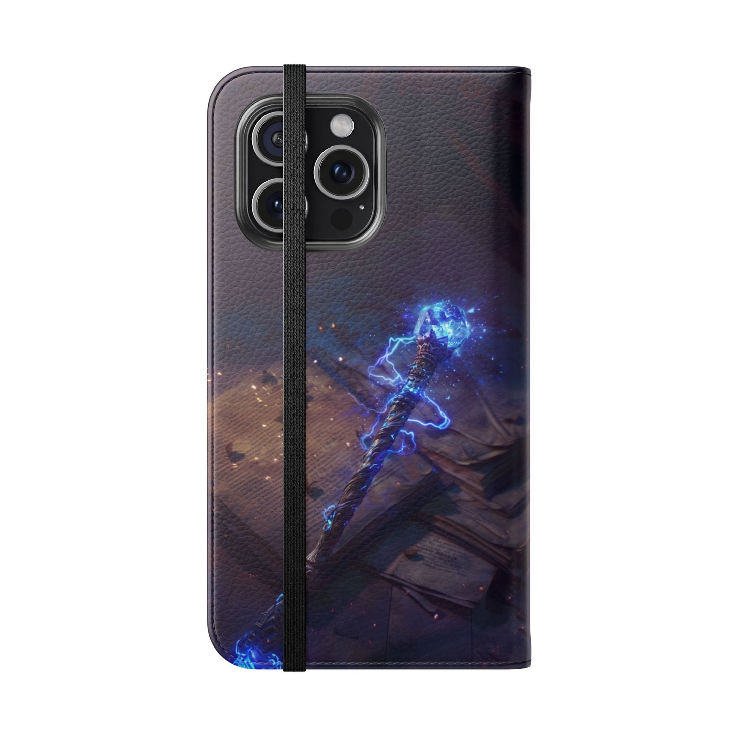 Lightning Staff - Wallet Flip Case