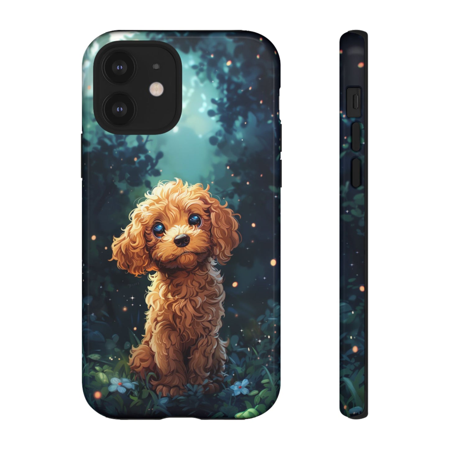 Forest Poodle - Tough iPhone Case