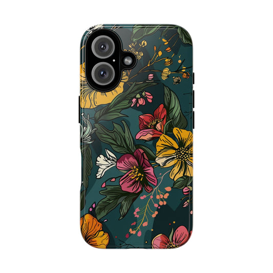 Vintage Floral Bloom – Tough iPhone Case