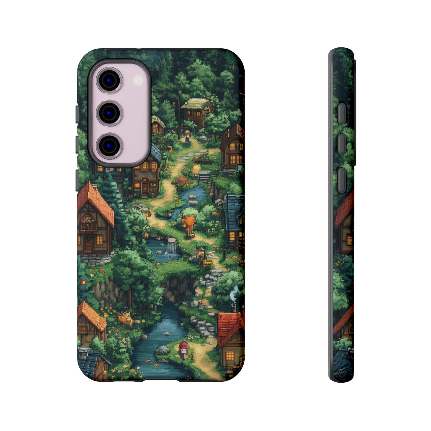 Pixel Forest Hamlet - Tough Samsung Galaxy Case