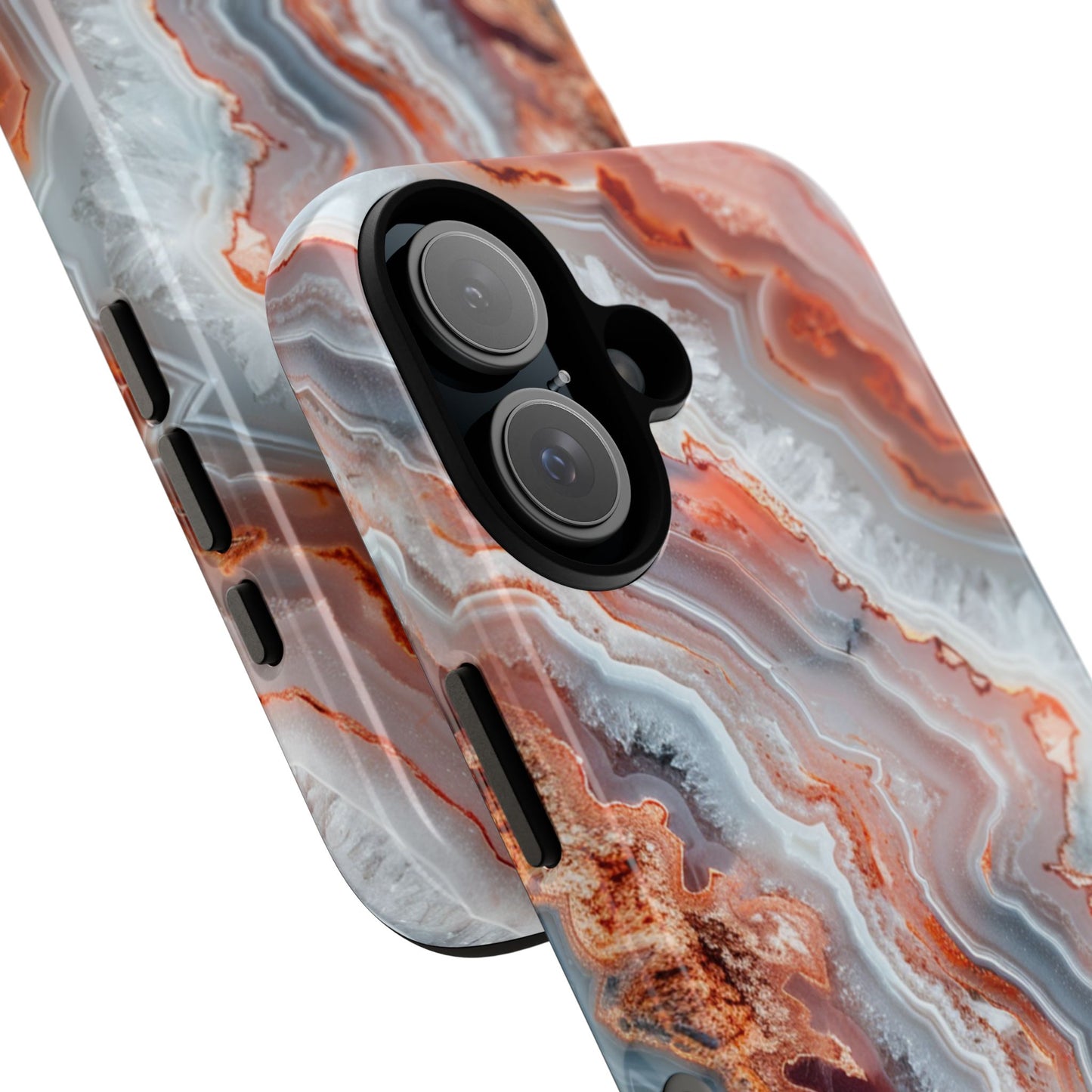 Rose Agate Currents – Tough iPhone Case