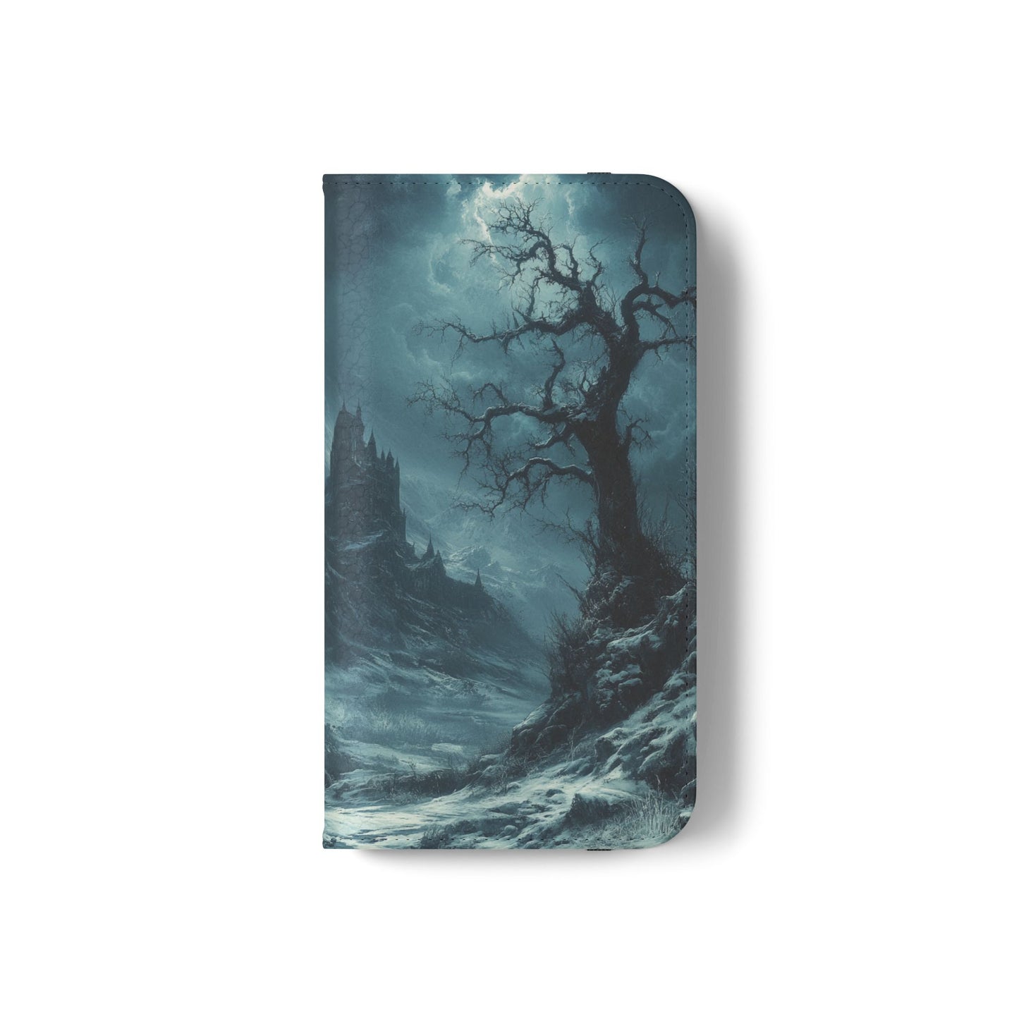 Stormy Castle - Wallet Flip Case