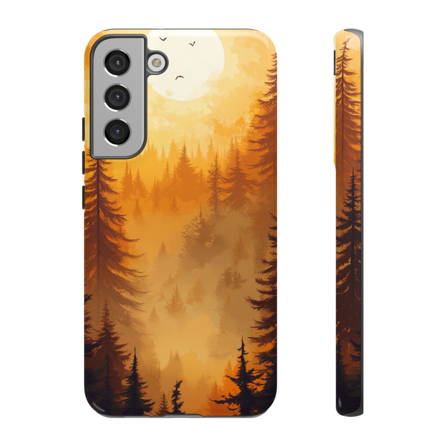 Golden Forest Silhouette – Tough Samsung Galaxy Case