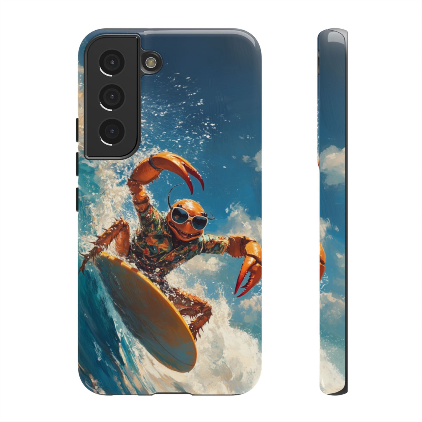 Surfing Crab - Tough Samsung Galaxy Case