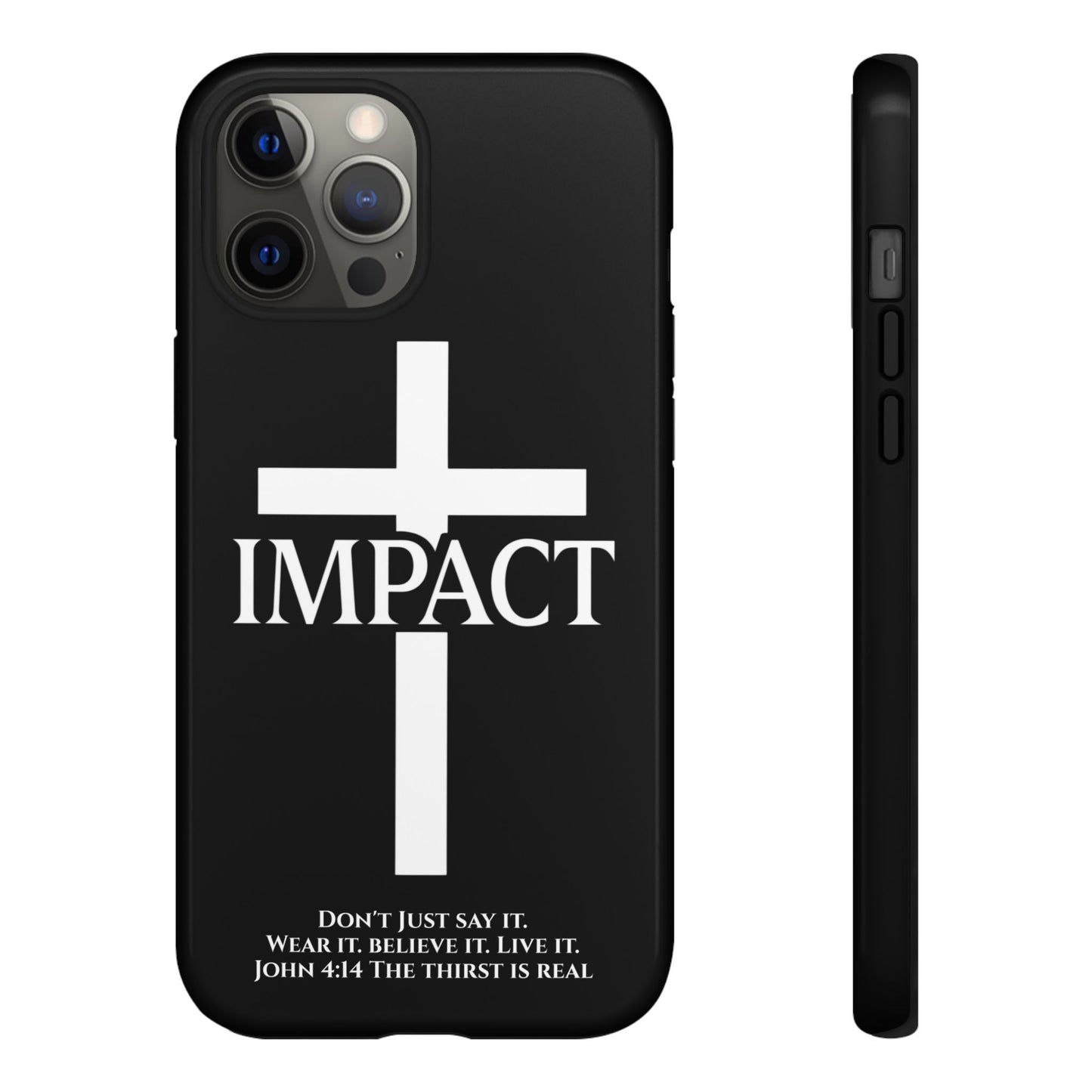 Impact Black/White - Tough iPhone Case