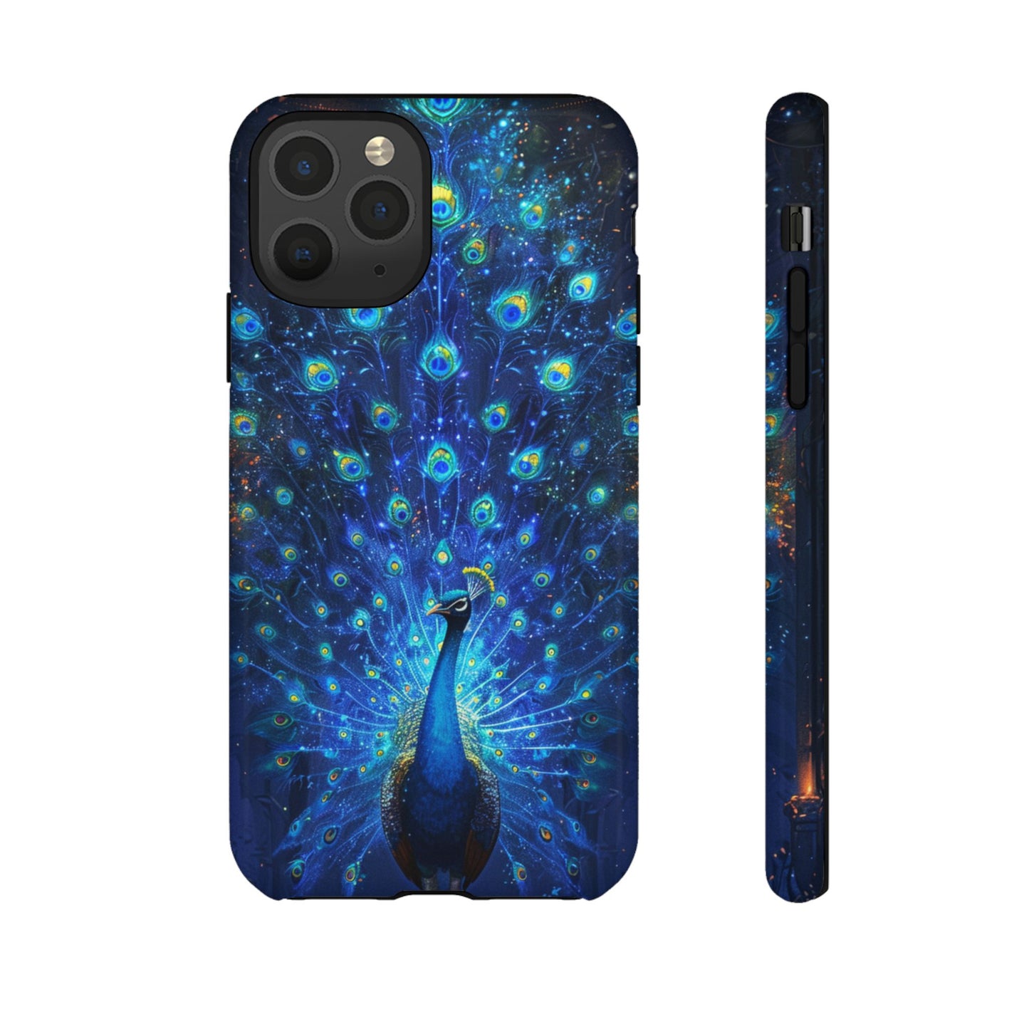 Starlit Peacock Majesty – Tough iPhone Case