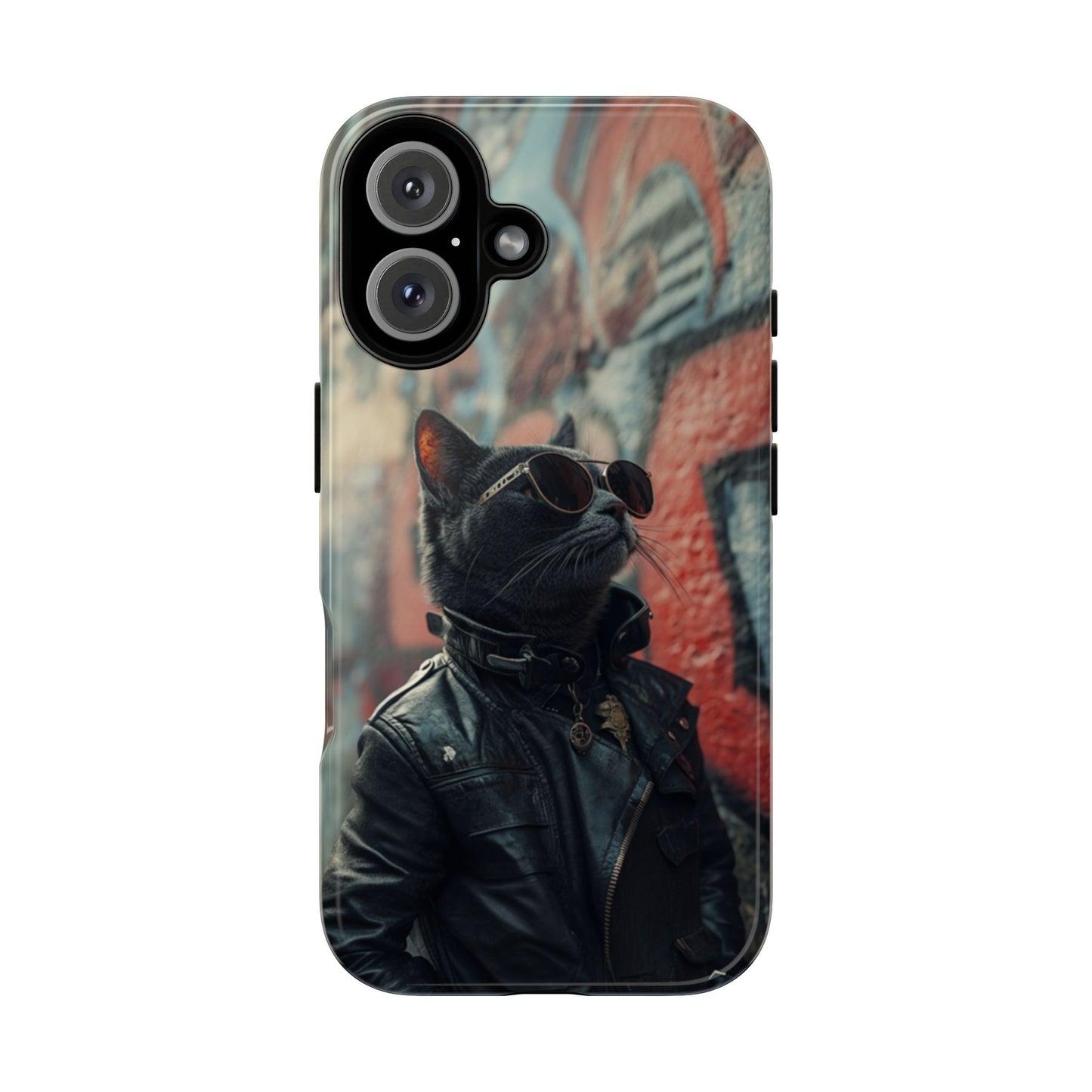 Punk Rock Cat Phone Case – iPhone, Google Pixel, Samsung Galaxy