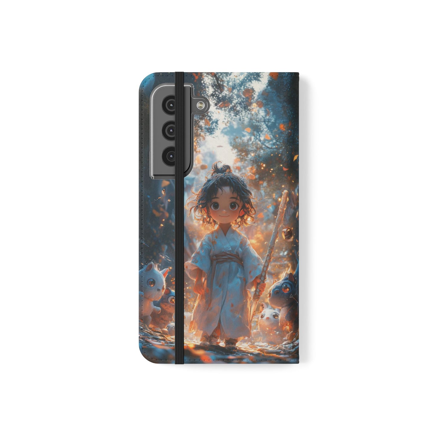 Forest Spirit Child - Wallet Flip Case