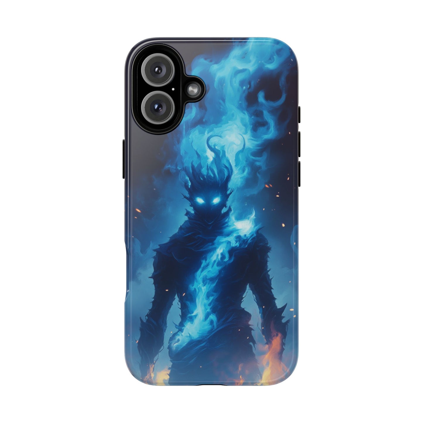 Blue Flame Spirit - Tough iPhone Case