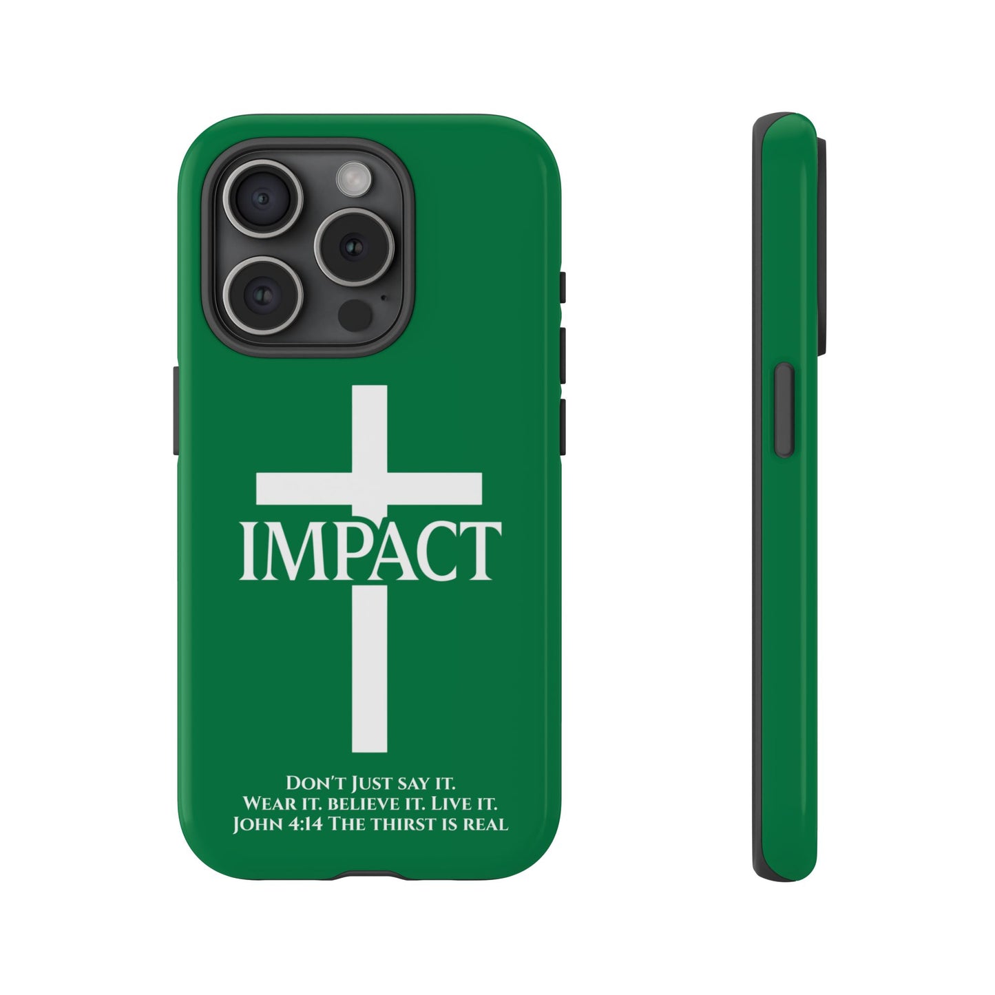 Impact Green - Tough iPhone Case