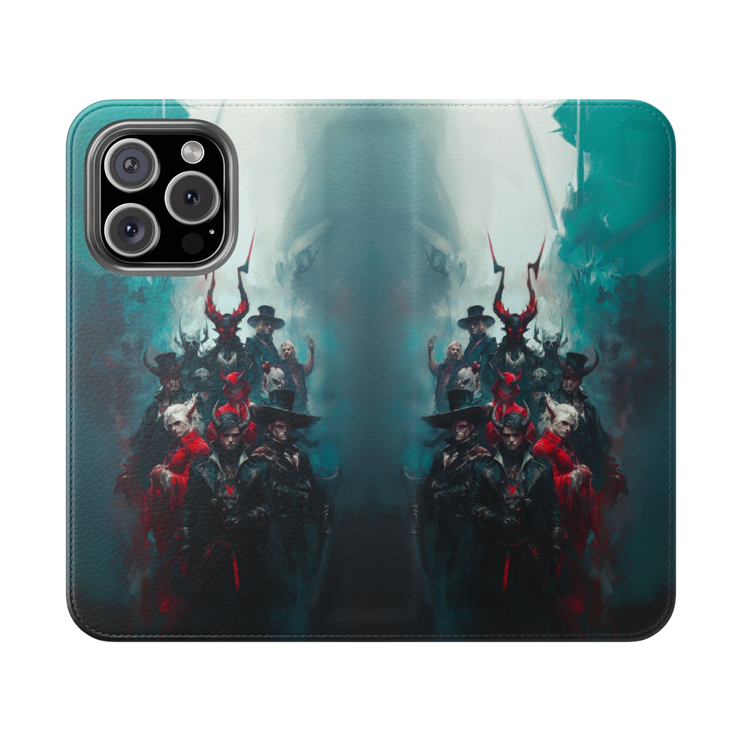 Dark Fantasy Demon Hunters - Wallet Flip Case