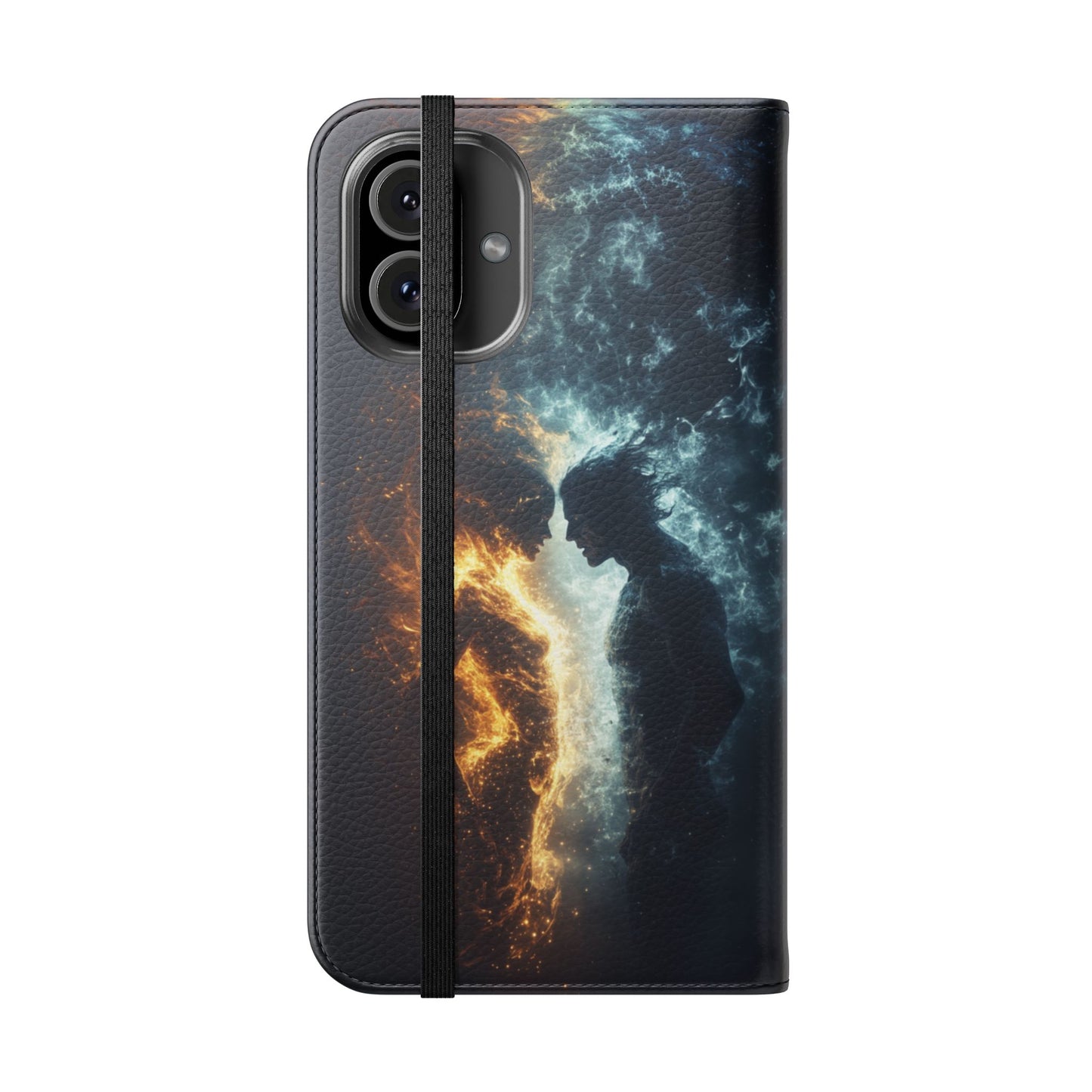 Fire & Frost Lovers - Wallet Flip Case